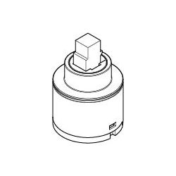 Dornbracht Kartusche Ersatzteile 90150503400 35x52mm... DORNBRACHT-9015050340090 4029011753992 (Abb. 1)