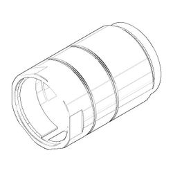 Dornbracht Aufnahmehülse für Kartusche, 48,7x74,3mm, 9017011870090... DORNBRACHT-9017011870090 4029011652295 (Abb. 1)