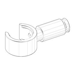 Dornbracht Halter, 80x35x20mm, Chrom, 90172001401-00... DORNBRACHT-90172001401-00 4029011646393 (Abb. 1)