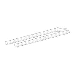 Dornbracht Halter für Handtuchhalter doppelt, 92x21,5x419mm, Champagne gebür... DORNBRACHT-90178955400-46 4099477034973 (Abb. 1)