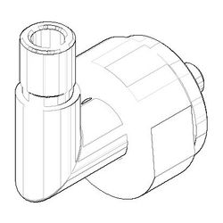 Dornbracht Halter, 26x40x42mm, Platin, 90182001200-08... DORNBRACHT-90182001200-08 4029011489884 (Abb. 1)