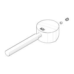 Dornbracht Griff für Spültisch Stand Ersatzteile 90206204400 225x150x90mm ch... DORNBRACHT-90206204400-00 4029011470684 (Abb. 1)