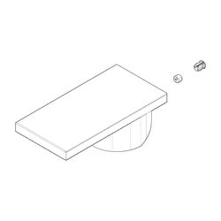Dornbracht Griff für Spültisch Stand Ersatzteile 90206800300 50x35x100mm rut... DORNBRACHT-90206800300-57 4029011524905 (Abb. 1)