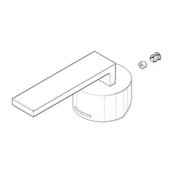 Dornbracht Griff, 30x40x95mm, Chrom, 90207804000-00... DORNBRACHT-90207804000-00 4029011425981 (Abb. 1)