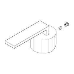 Dornbracht Griff 47x45x106mm, Chrom, 90207805000-00... DORNBRACHT-90207805000-00 4029011426001 (Abb. 1)