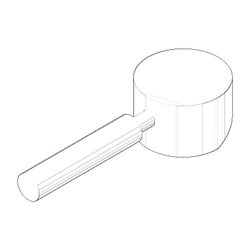 Dornbracht Griff, 138x88x90mm, Chrom, 90208500600-00... DORNBRACHT-90208500600-00 4029011467622 (Abb. 1)