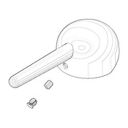 Dornbracht Griff Ersatzteile 90209404300 52x38,5x114mm chrom... DORNBRACHT-90209404300-00 4029011431852 (Abb. 1)