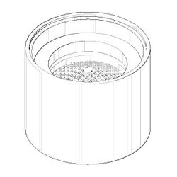 Dornbracht Luftsprudler, M28x1-IG Durchflussklasse C, Chrom, 90230100700-00... DORNBRACHT-90230100700-00 4029011467592 (Abb. 1)
