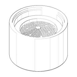 Dornbracht Luftsprudler, M22x1-IG, Messing gebürstet, 90230102400-28... DORNBRACHT-90230102400-28 4029011905773 (Abb. 1)