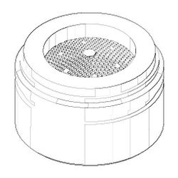 Dornbracht Luftsprudler, M24x1 7l/min, Chrom, 90230102902-00... DORNBRACHT-90230102902-00 4029011553936 (Abb. 1)