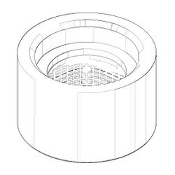 Dornbracht Luftsprudler, M22x1-IG, Platin, 90230106100-08... DORNBRACHT-90230106100-08 4029011436505 (Abb. 1)