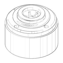 Dornbracht Strahlregler Ersatzteile 90230112700 24x12mm chrom... DORNBRACHT-90230112700-00 4029011676208 (Abb. 1)