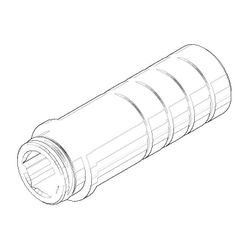 Dornbracht Nippel, 23,2x63,5mm, 9,5l/min, 9024031990090... DORNBRACHT-9024031990090 4029011648564 (Abb. 1)