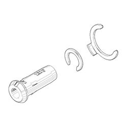 Dornbracht Anschluss-Set für Stützhülsen und Sicherungsringe, 12x25mm, 902404... DORNBRACHT-9024043050090 4029011698828 (Abb. 1)