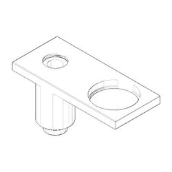 Dornbracht Abdeckung, 126x71x55mm, Chrom, 90277802400-00... DORNBRACHT-90277802400-00 4029011631191 (Abb. 1)
