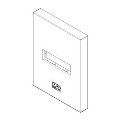 Dornbracht Abdeckung, 80x60x9mm, Platin gebürstet, 90277803800-06... DORNBRACHT-90277803800-06 4029011694912 (Abb. 1)