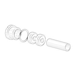 Dornbracht Umrüstsatz für Umstellung, 19x40mm, 9028220100090... DORNBRACHT-9028220100090 4029011431258 (Abb. 1)