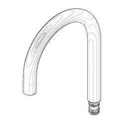 Dornbracht Auslauf, 135mm, 4,54l/min, Chrom, 90282206102-00... DORNBRACHT-90282206102-00 4029011663192 (Abb. 1)