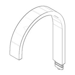 Dornbracht Auslauf, 165x35x11x205mm 5,7l/min, Platin gebürstet, 90282215301-... DORNBRACHT-90282215301-06 4029011684739 (Abb. 1)