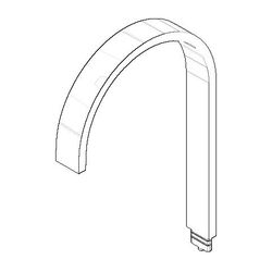 Dornbracht Auslauf, 200x35x11x312mm, Messing gebürstet 23kt Gold, 9028221550... DORNBRACHT-90282215500-28 4029011906480 (Abb. 1)