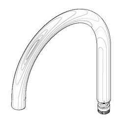 Dornbracht Auslauf, 23x200mm 7l/min, Chrom, 90282216302-00... DORNBRACHT-90282216302-00 4029011554032 (Abb. 1)