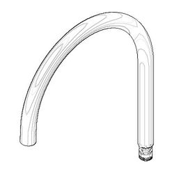 Dornbracht Auslauf, 240mm, 8l/min, Dark Platinum gebürstet, 90282220202-99... DORNBRACHT-90282220202-99 4029011768705 (Abb. 1)