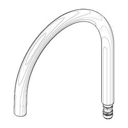 Dornbracht Auslauf, 200mm, 7l/min, Weiß matt, 90282221401-10... DORNBRACHT-90282221401-10 4029011923920 (Abb. 1)