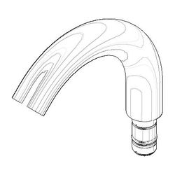 Dornbracht Bidet-Auslauf, Chrom, 90282221600-00... DORNBRACHT-90282221600-00 4029011535161 (Abb. 1)