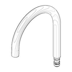 Dornbracht Auslauf, 155mm, 7l/min, Chrom, 90282223700-00... DORNBRACHT-90282223700-00 4029011555312 (Abb. 1)