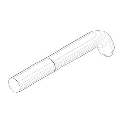 Dornbracht Auslauf, 26x63x224mm, Platin matt, 90282226100-06... DORNBRACHT-90282226100-06 4029011679650 (Abb. 1)