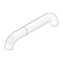 Dornbracht Auslauf, 29x64x225mm, Platin matt, 90282226400-06... DORNBRACHT-90282226400-06 4029011679612 (Abb. 1)