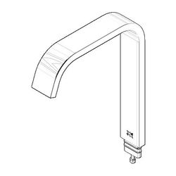 Dornbracht Auslauf, 176x235x35mm, Chrom gebürstet, 90282226700-93... DORNBRACHT-90282226700-93 4029011946516 (Abb. 1)