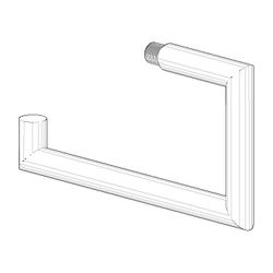 Dornbracht Halter, 150x80x13mm, Chrom, 90282262600-00... DORNBRACHT-90282262600-00 4029011426087 (Abb. 1)