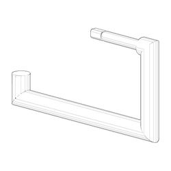 Dornbracht Halter, 154x80x17mm Schwarz matt, 90282264100-33... DORNBRACHT-90282264100-33 4029011690785 (Abb. 1)