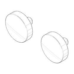 Dornbracht Abdeckung für Schraube, 12x8mm, Platin gebürstet, 90303052000-06... DORNBRACHT-90303052000-06 4029011690525 (Abb. 1)