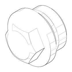 Dornbracht Stopfen, 21x16mm, 9031200900090... DORNBRACHT-9031200900090 4029011656217 (Abb. 1)