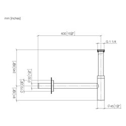 Dornbracht Geruchverschluss rund, Dark Bronze gebürstet PVD, 10060970... DORNBRACHT-10060970-43 4099477462653 (Abb. 1)