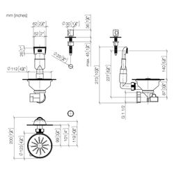 Dornbracht Ab- und Überlaufgarnitur mit Zugknopf Serienneutral 10405003 Edelsta... DORNBRACHT-10405003-85 4029011784149 (Abb. 1)
