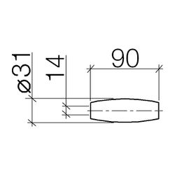 Dornbracht Griff, Designteil, 1116782060... DORNBRACHT-1116782060 4029011151781 (Abb. 1)