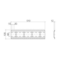 Dornbracht xGrid Montageschiene Serienneutral 12310970 510mm... DORNBRACHT-1231097090 4029011509742 (Abb. 1)