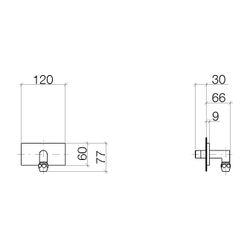 Dornbracht Abdeckunglatte Serienneutral 12700979 platin matt... DORNBRACHT-12700979-06 4029011668562 (Abb. 1)