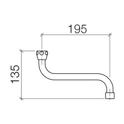 Dornbracht Madison Auslauf Ersatzteile 13101360 280x67x175mm platin matt... DORNBRACHT-13101360-06 4029011327513 (Abb. 1)