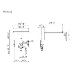 Dornbracht Wannen-Schwallauslauf Mem, ohne Umstellung für Standmontage, 235mm, ... DORNBRACHT-13630740-39 4099477399300 (Abb. 1)