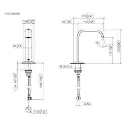 Dornbracht IMO Waschtisch-Standauslauf ohne Ablaufgarnitur 13716670 chrom... DORNBRACHT-13716670-00 4029011749582 (Abb. 1)