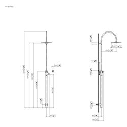 Dornbracht Meta Duschstele mit Brause-Einhandmischer Serienspezifisch 26024661 ... DORNBRACHT-26024661-33 4029011921681 (Abb. 1)