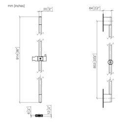 Dornbracht Duschgarnitur ohne Handbrause Wandrohr mit Schieber Schlauch 1750mm ... DORNBRACHT-26412979-42 4099477413754 (Abb. 1)
