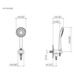 Dornbracht Schlauchbrausegarnitur Serienspezifisch 27803660 schwarz matt... DORNBRACHT-27803660-33 4029011758539 (Abb. 1)