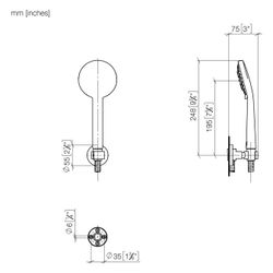 Dornbracht Schlauchbrausegarnitur Meta FlowReduce, max. 6,8l/min, Gold gebü... DORNBRACHT-27805625-370010 4099477433950 (Abb. 1)