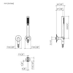 Dornbracht Schlauchbrausegarnitur Vaia mit Einzelrosetten FlowReduce, 1250m... DORNBRACHT-27808809-390010 4099477347547 (Abb. 1)