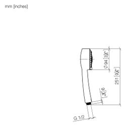 Dornbracht Handbrause Madison 9l/min, Dark Brass gebürstet... DORNBRACHT-28002978-39 4099477390611 (Abb. 1)